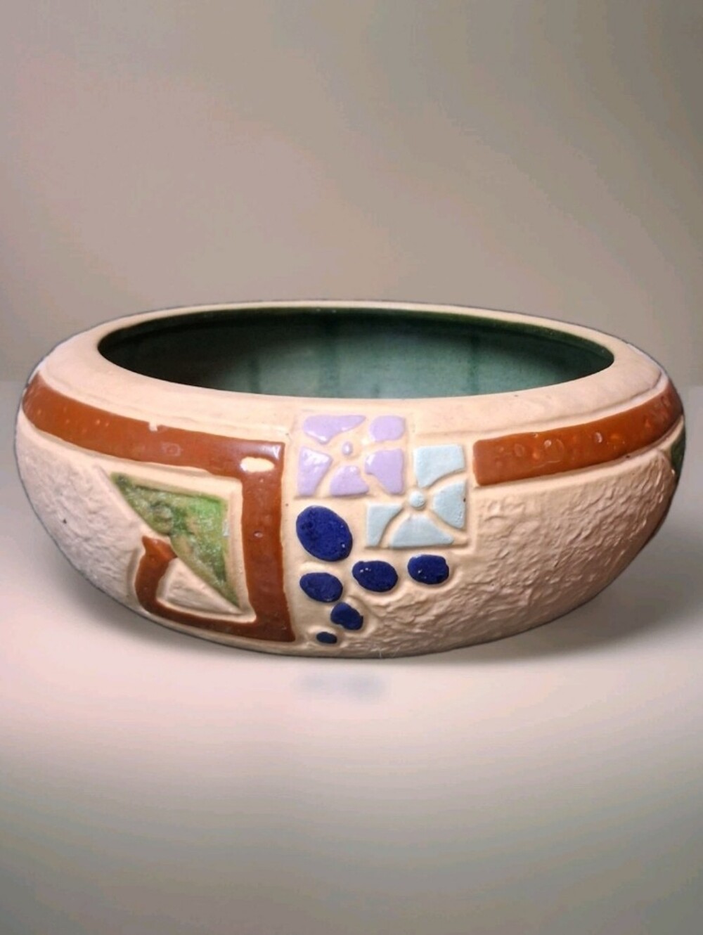Vintage Roseville Pottery Mostique Console Bowl Arts & Crafts